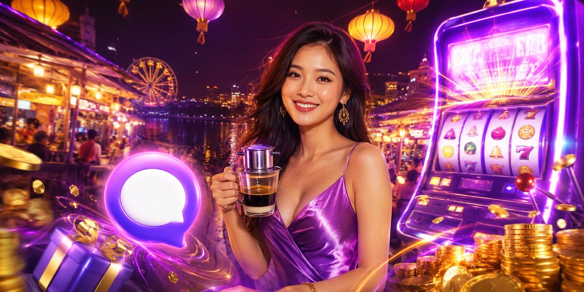 Người dùng tại Phú Quốc thưởng thức cà phê và theo dõi slot game cao cấp trên điện thoại